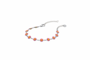 Bracciale margheritine rosa Barbie