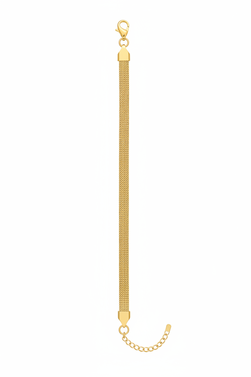 Bracciale mesh oro