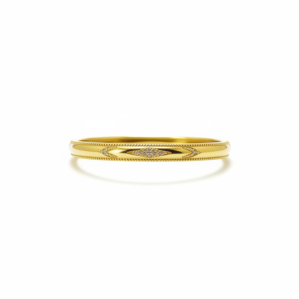 Bracciale Milgrain Pavé Oro