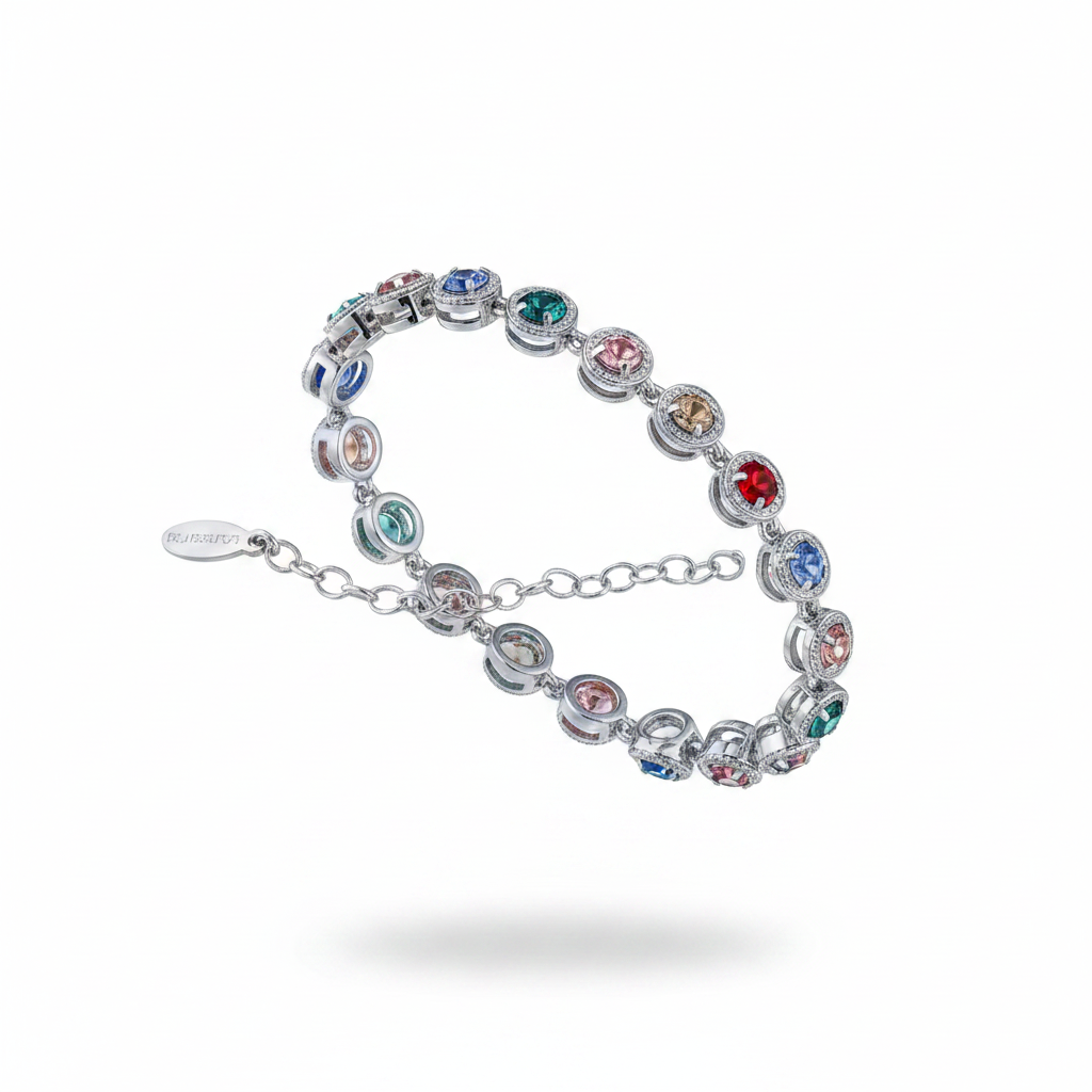 Bracciale Multicolor Argento