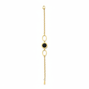 Bracciale oro aperto vista dall'alto