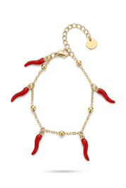 Bracciale oro con la stessa composizione della versione argento