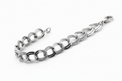 Bracciale Ovale Alternato Argento - Landscape
