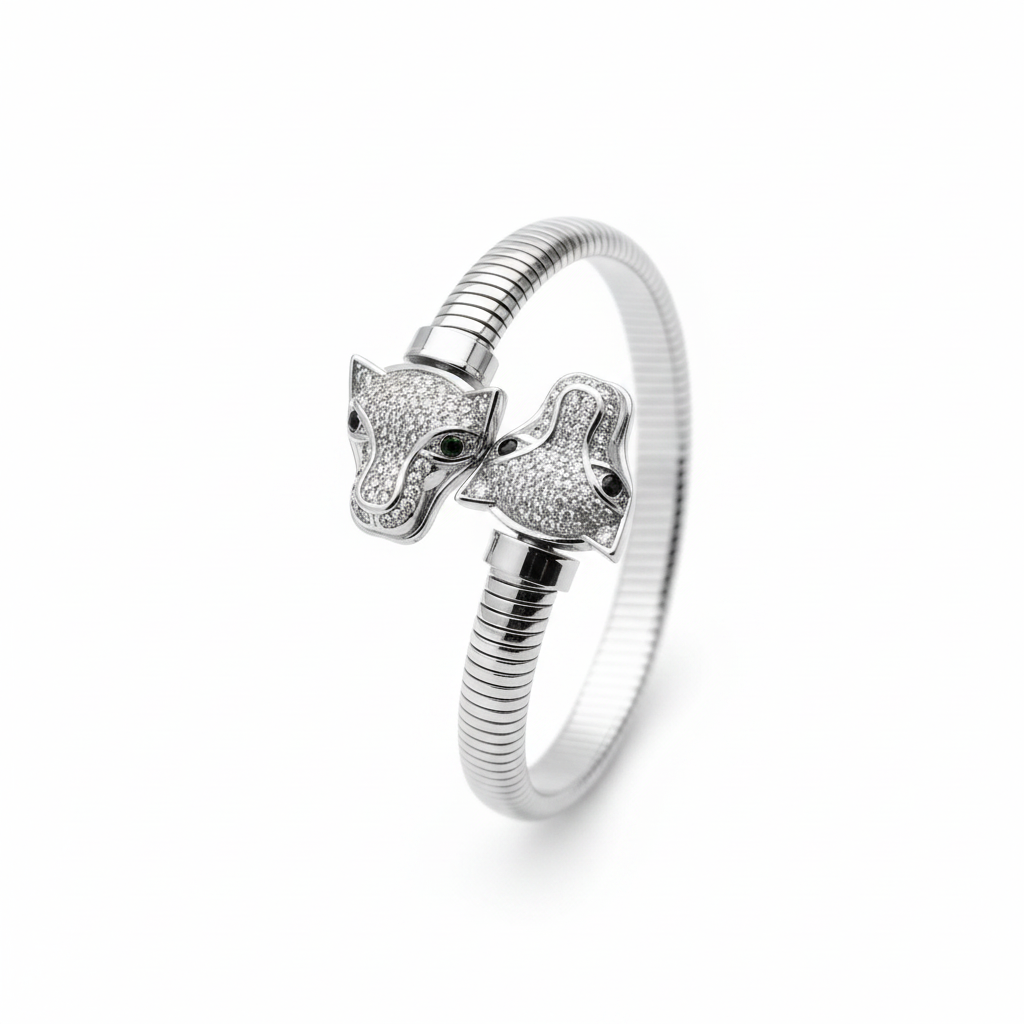Bracciale Pantera Argento