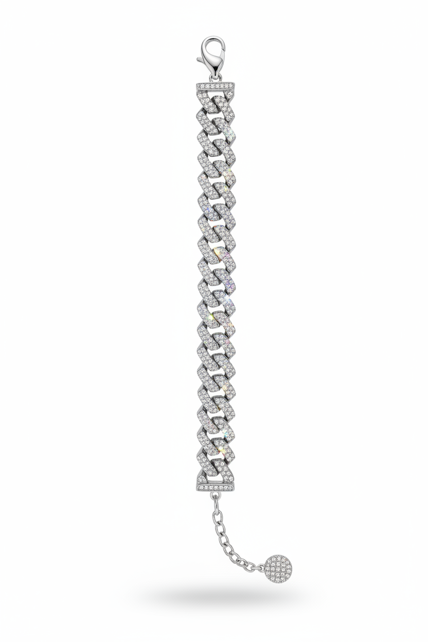 Bracciale Pavé - Argento