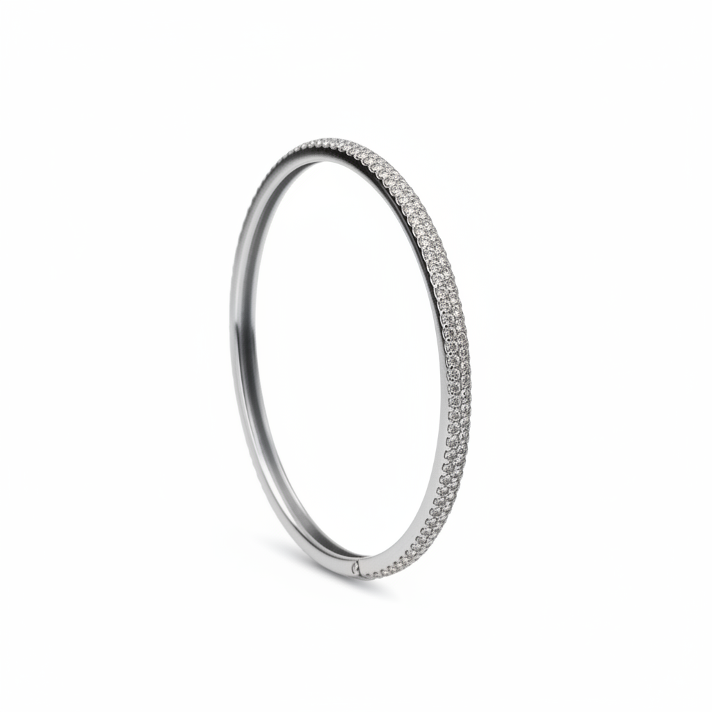 Bracciale Pavé Argento