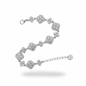 Bracciale Pavé Cristalli Argento