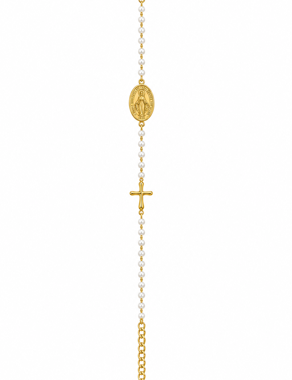Bracciale Rosario Perline Tiny - Verticale