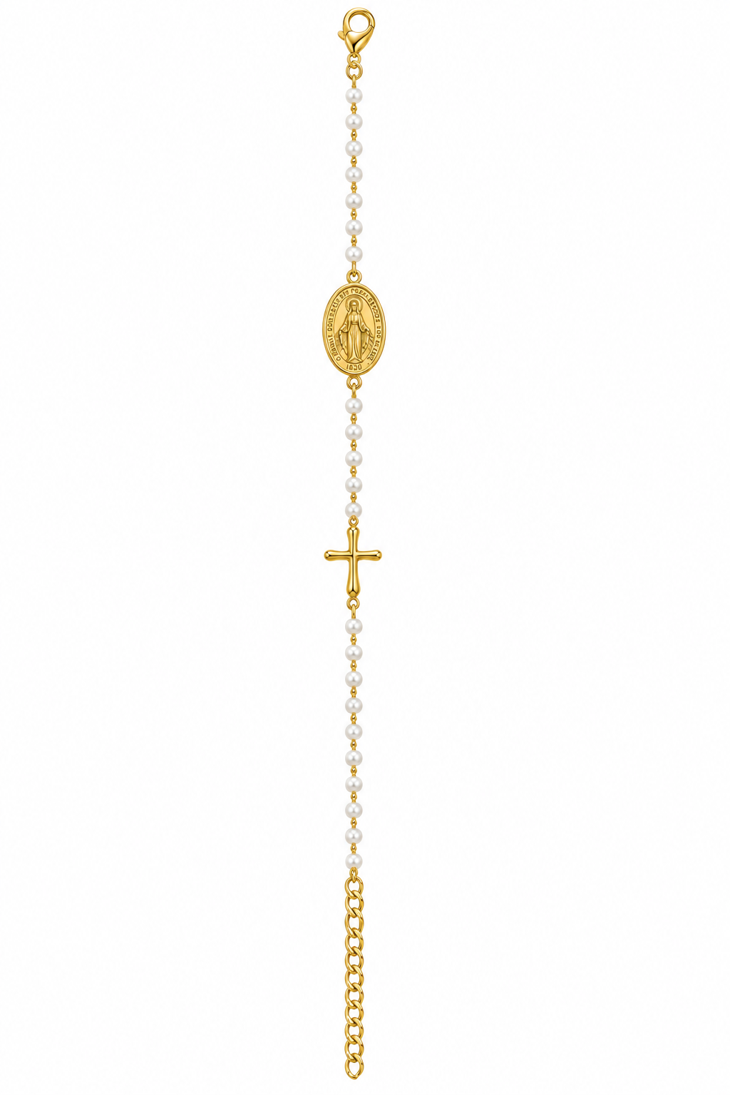 Bracciale Rosario Perline Tiny - Verticale