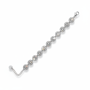 Bracciale Rosette - Argento