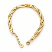 Bracciale snake triplo oro