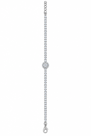Bracciale Tennis Cerchio Argento