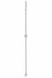 Bracciale Tennis Quadrato Argento
