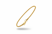 Bracciale texture oro completo - angolo diagonale