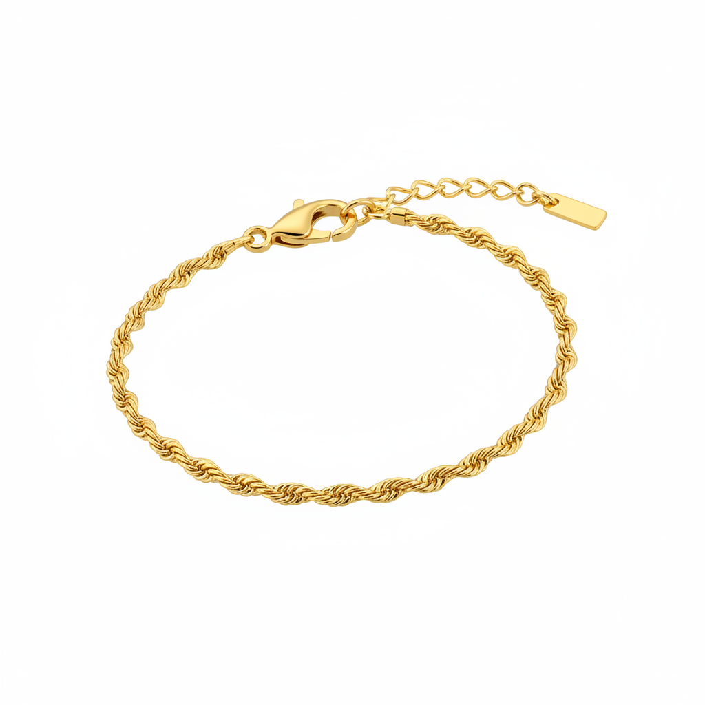 Bracciale torchon oro