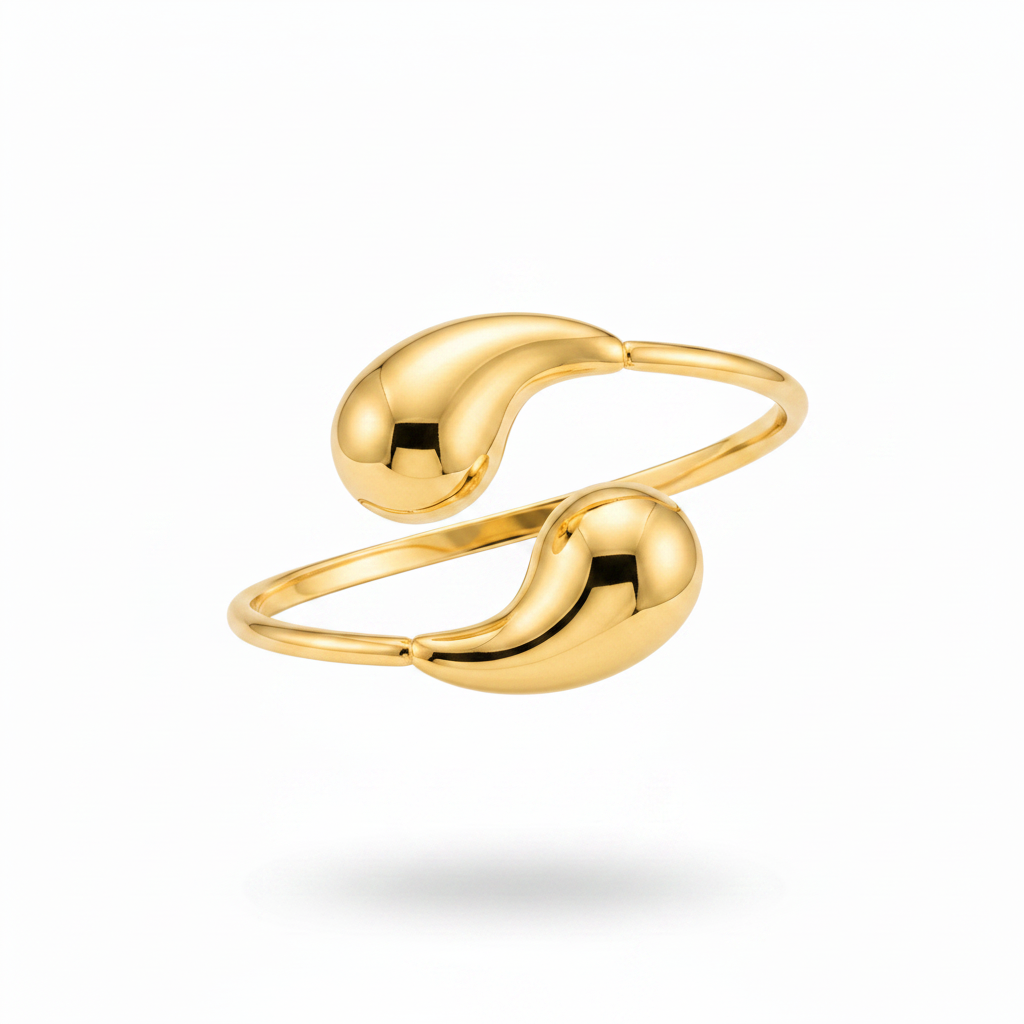 Bracelet gold drop - same as silver