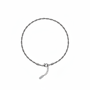Catena Singapore argento scuro tonda