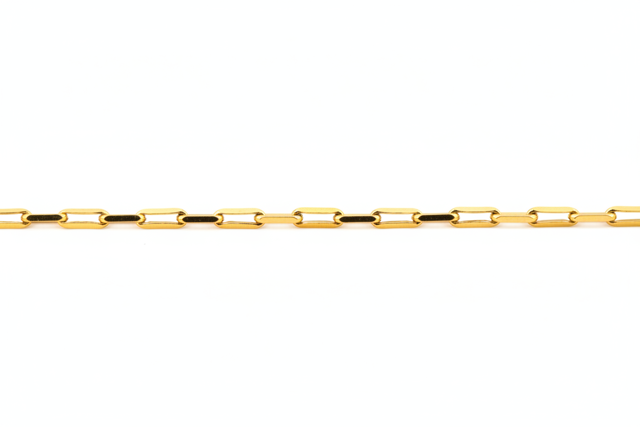 Catenina paperclip oro piccola