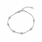 Cavigliera Argento - Sfondo Bianco