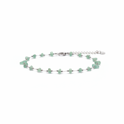 Cavigliera avventurina verde acqua