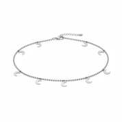Cavigliera Lune Silver