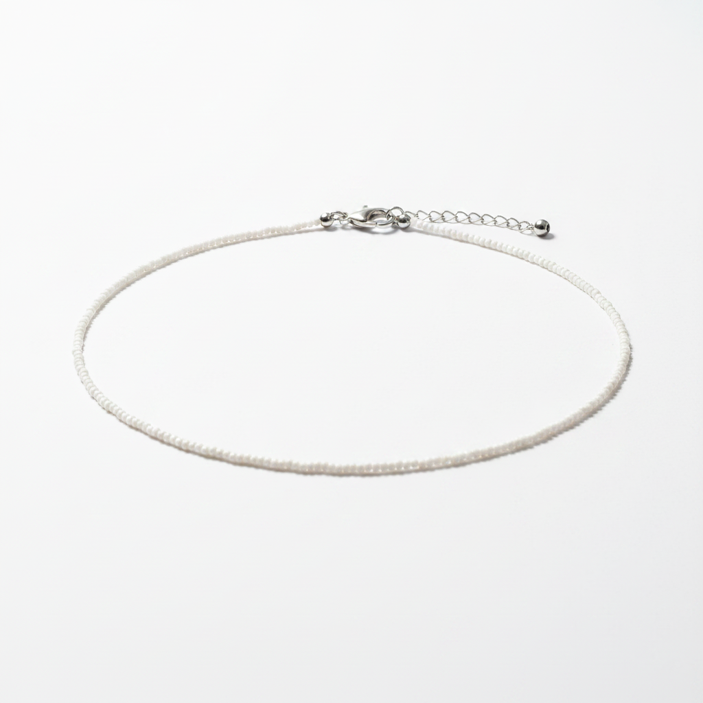 Cavigliera Perline - Small Silver