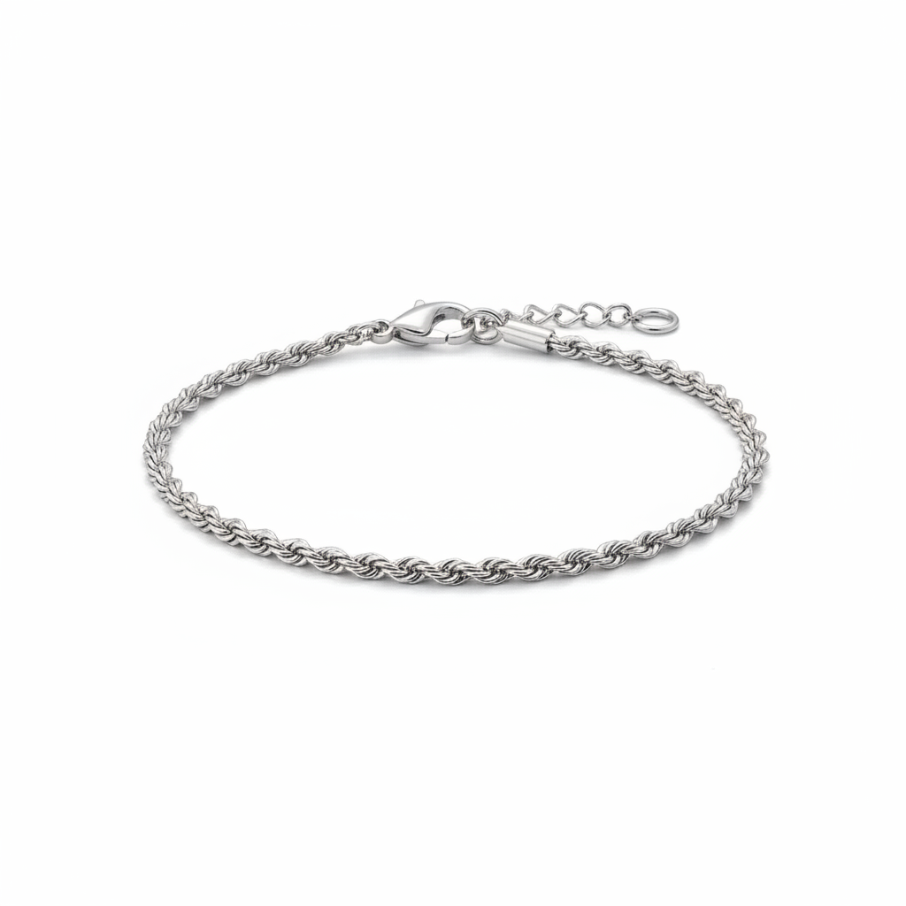 Cavigliera Rope Silver - Medium
