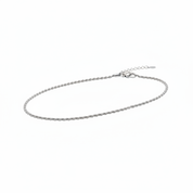 Cavigliera Rope Silver - Small