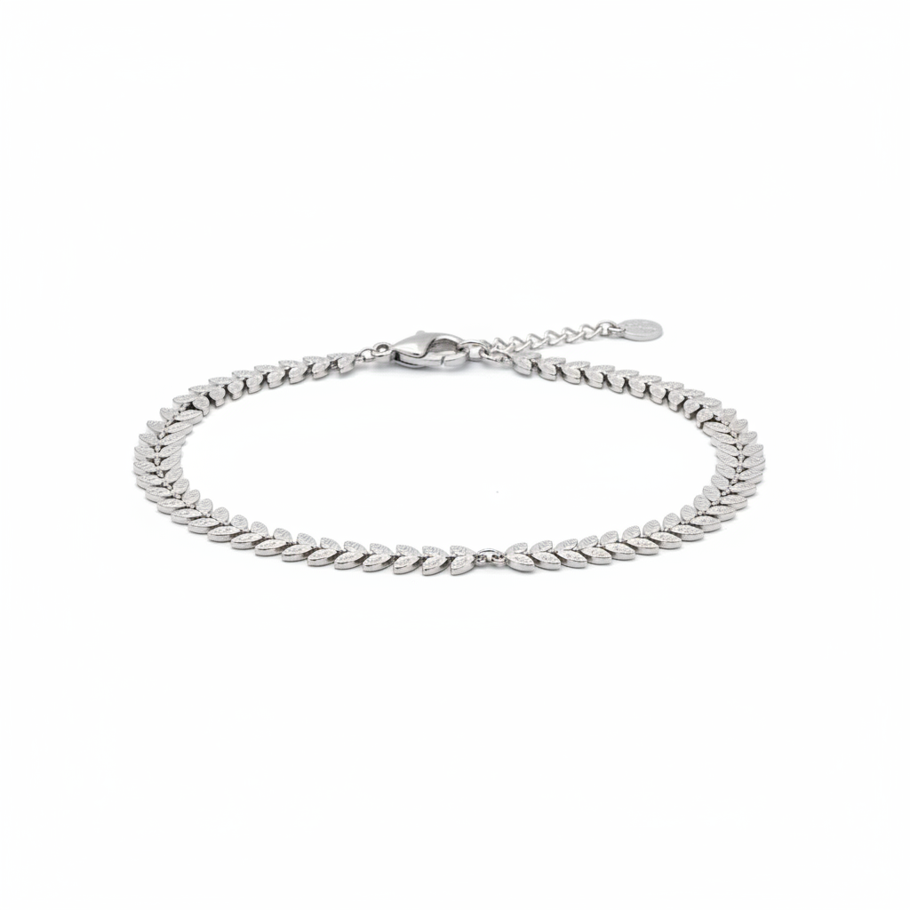 Cavigliera Spiga Silver