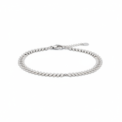 Cavigliera Spiga Silver