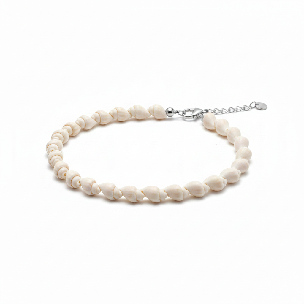 Cavigliera Turritella Bianche Silver