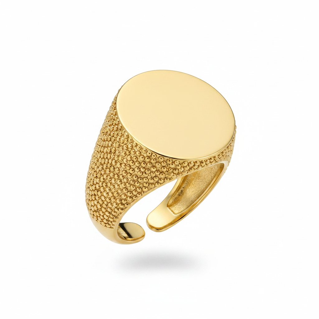 Cerchio granulato oro