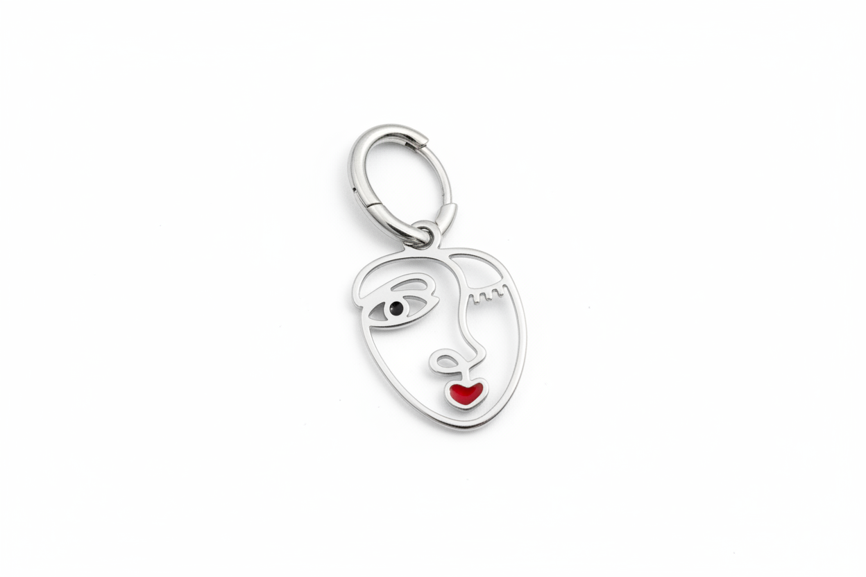 Charm Viso Argento