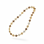 Collana 3 colori oro - floating