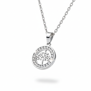 Collana albero della vita argento - iper-realistica artistica