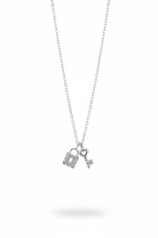 Collana argento vista verticale