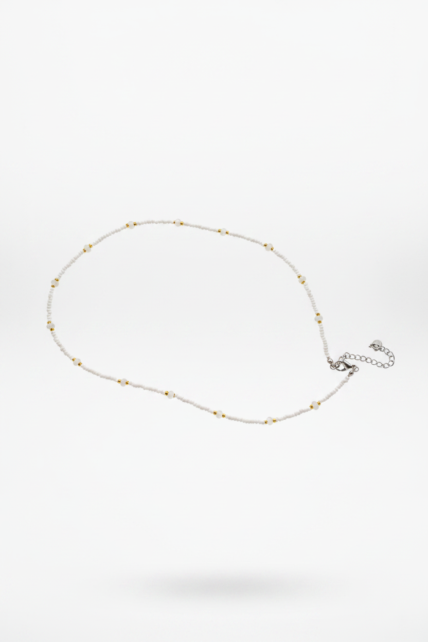 Collana Bianco Oro