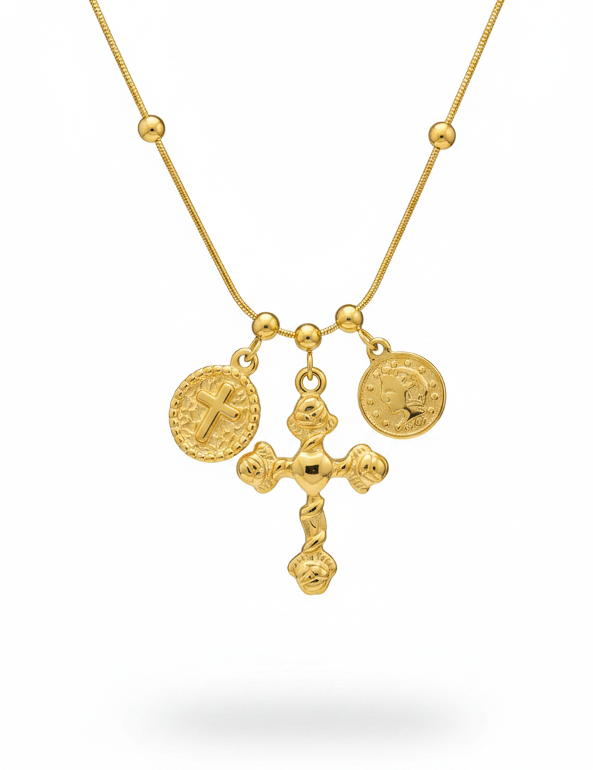 Collana charms oro