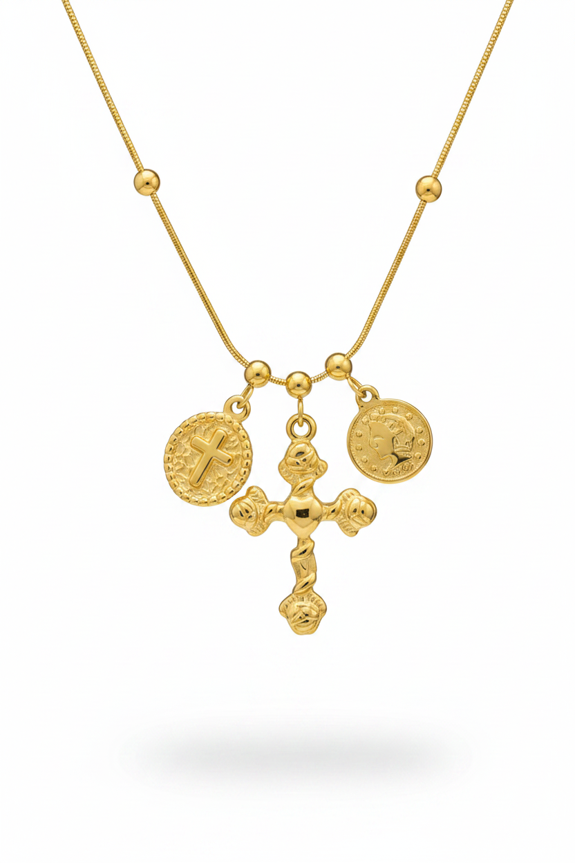Collana charms oro