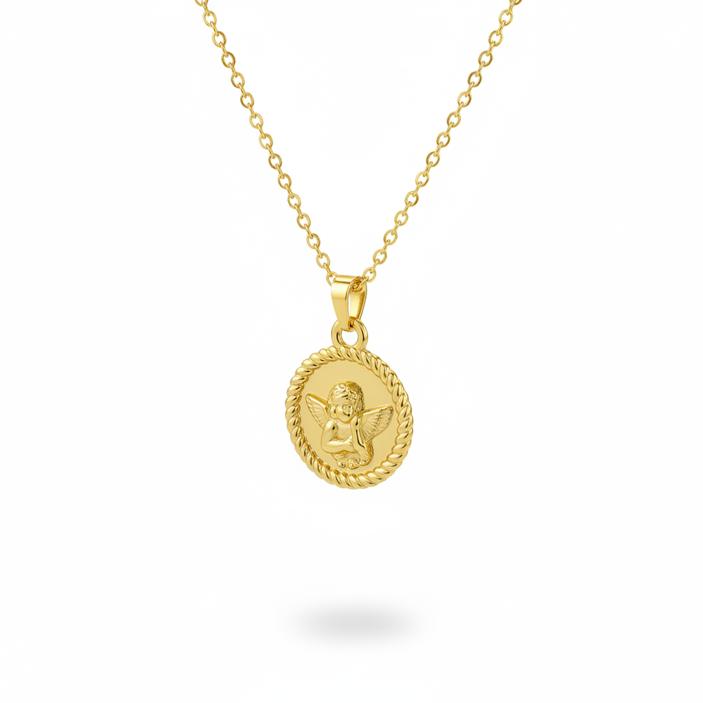Collana con angelo - foto professionale