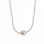 Collana con catenina spirale brillante - dettaglio catena