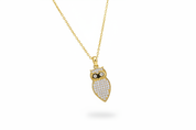 Collana con ciondolo gufo - foto professionale