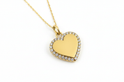 Collana cuore dorato - dettaglio