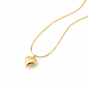Collana cuore oro - ultra realistica diagonale
