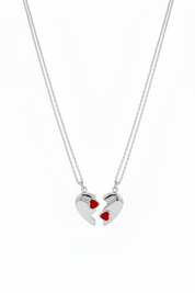 Collana Cuore Spezzato Argento