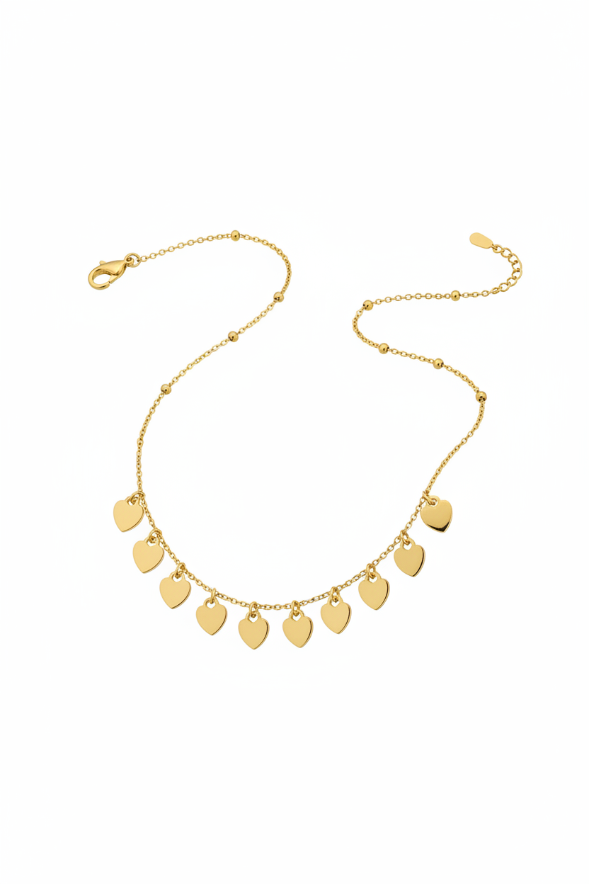 Collana Cuori Oro