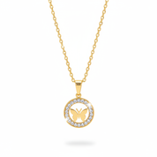 Collana farfalla - iper-realistica con massima lucentezza verticale