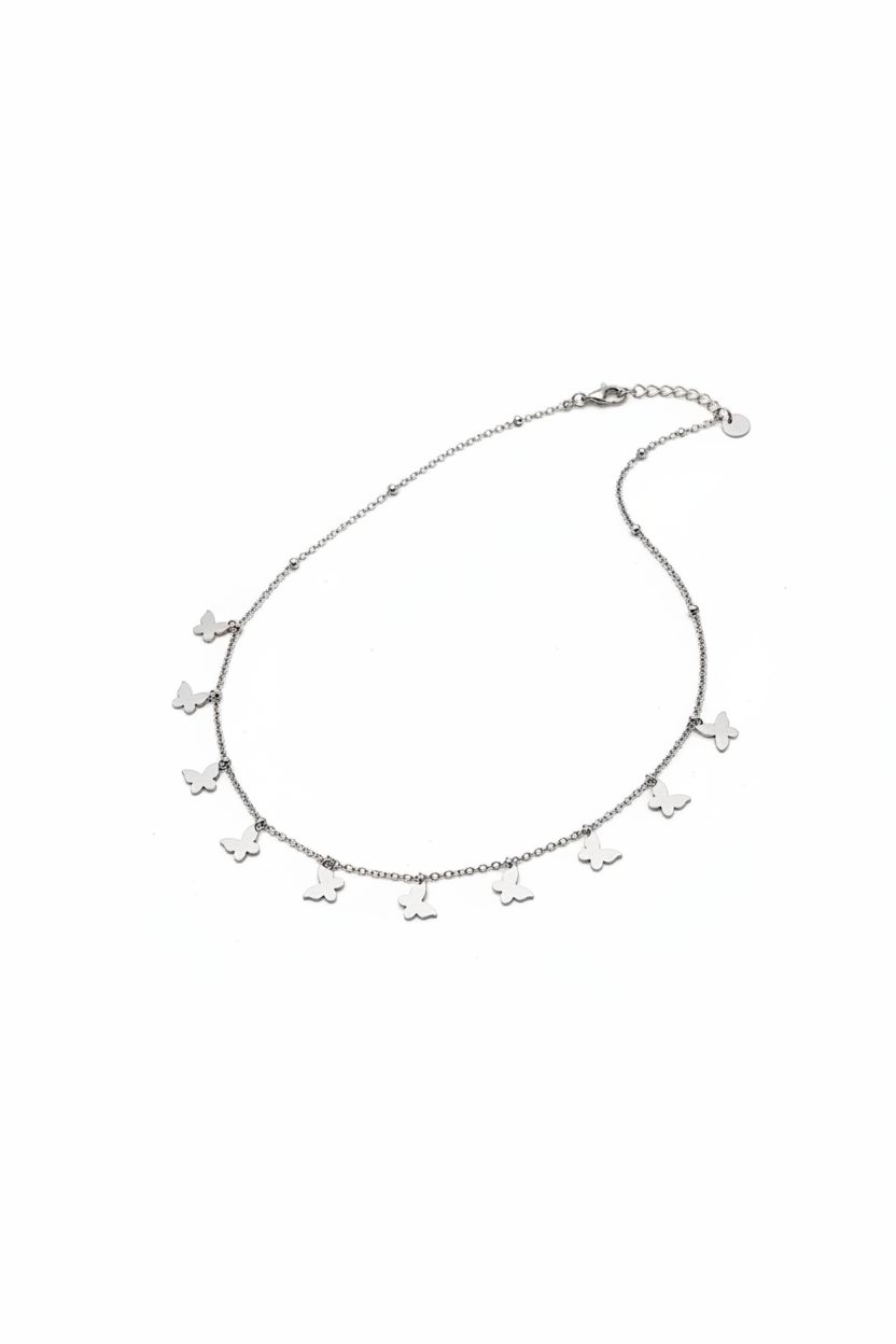 Collana Farfalle Argento