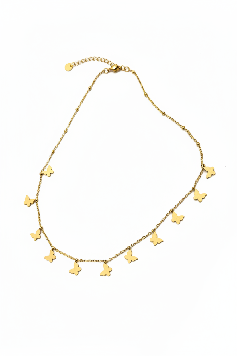 Collana Farfalle Oro