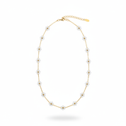 Collana Fiorellini – Oro con fiori bianchi